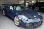 Dark Sea Blue Porsche 911 GT2 RS Missing Its Lip Spoiler Looks Like a Rally Car