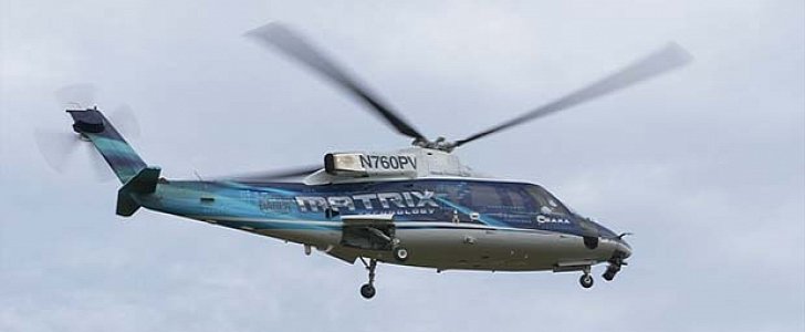 S-76B commercial helicopter testing ALIAS in Virginia