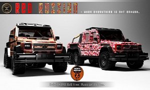 Dartz Drive Hard 6x6 Becomes The Red Russian For Putin