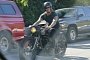 David Beckham Falls Off His Motorcycle, Gets a Cast