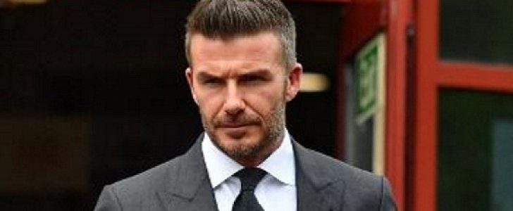 David Beckham arrives in court for texting and driving charge, gets driving ban