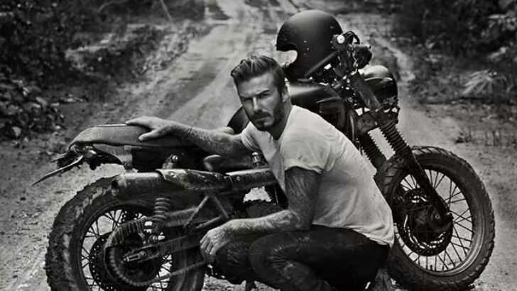 David Beckham's Triumph Bonneville