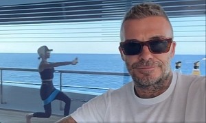David Beckham Pokes Fun at Wife Victoria for Exercising After Coffee on Yacht