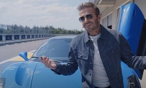 David Beckham Tries Out Maserati MC20 For the First Time, Customizes His Own