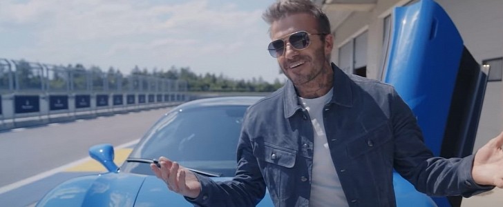 David Beckham and Maserati MC20