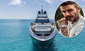 David Beckham Upgrades His $6.5 Million Riva Yacht to a $20 Million Superyacht