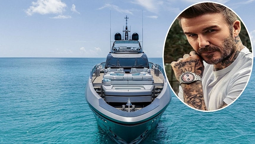 David Beckham is believed to have bought himself a new Riva superyacht, the 130 Bellissima flagship model