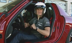 David Coulthard Manhandles the Mercedes SLS AMG GT
