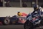 David Coulthard Shows How His F1 Car Outbrakes Guy Martin's BMW S1000RR