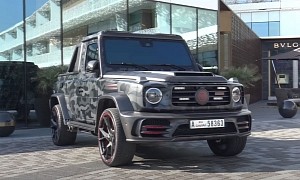 David Guetta Gets a Surprise Ride in the Mansory Star Trooper G-Wagen Pickup