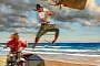 David Uhl Daytona Limited Edition Paintings Honor the Stunt Riders of the 20s