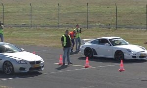 David vs Goliath: BMW M6 Gran Coupe Competition vs 997 Porsche 911 GT3 Drag Race