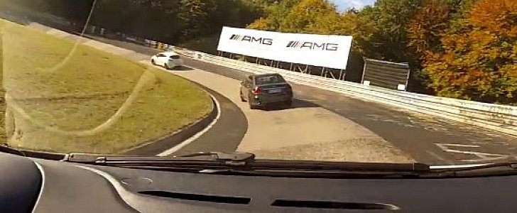 Renault Clio RS Chases Mercedes-AMG E63 S