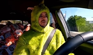 Dax Shepard Shot a Christmas Clip in a Grinch Costume Right After a Serious Car Accident
