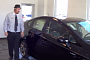 Dealership Shows Off the 2013 Black Toyota Prius Persona Series