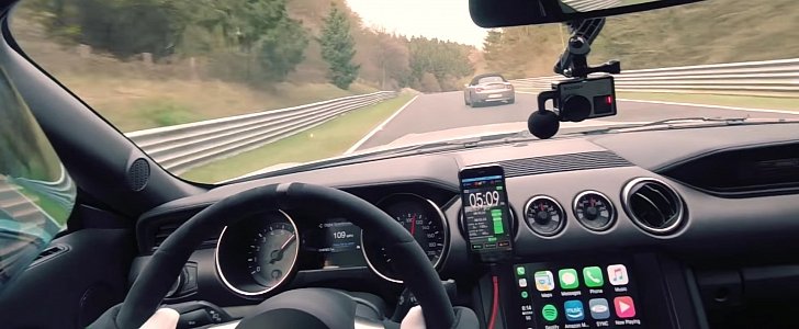 Shelby GT350 Mustang lapping the Nurburgring