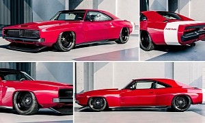 Deep Chili Red Custom Widebody 1969 Dodge Charger Hides a Few Juicy Secrets, Sadly