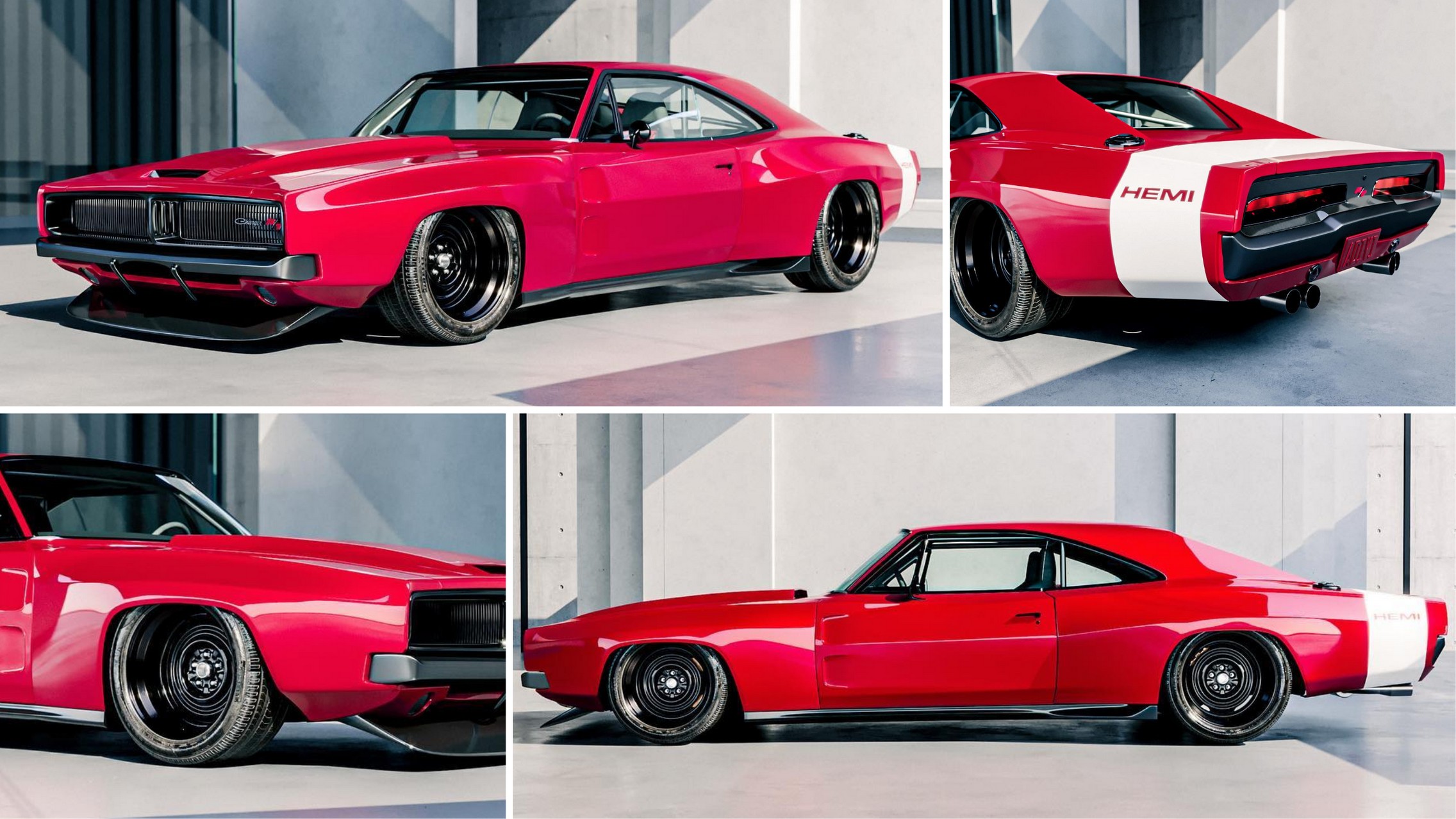 Deep Chili Red Custom Widebody 1969 Dodge Charger Hides A Few Juicy