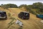 Defender vs. Wrangler vs. G-Class Off-Road Challenge Ends With Two Losers