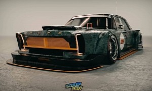 Degraded, Carbon-Clad Digital Ford Fairlane Is an Obnoxiously Cool Extreme Restomod