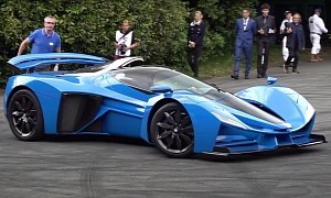 Delage D12 Roars Into Action at Goodwood FOS, Looks Like a Fighter Jet on Wheels