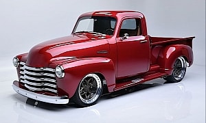 Delightful Red 1952 Chevrolet 3100 Is the Reason Why Custom Trucks of Old Will Never Die