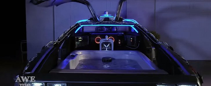DeLorean hot tub