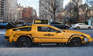 DeLorean Time Machine Taxi Takes You Back to the Future