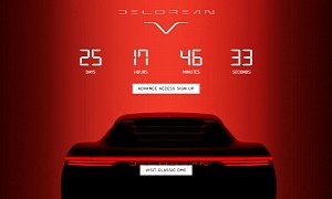 DeLorean Will Reveal a Concept on May 31 – It May Not Be the EVolved