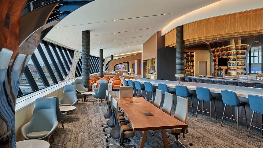 Delta opened a new luxurious lounge in Boston