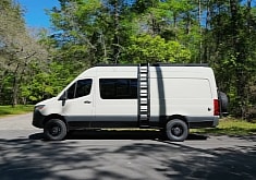 Deluxe Sprinter Camper Van Features a Cleverly Arranged Layout With an Elevator Bed