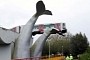 Derailed Train Saved by Whale Sculpture Is the Catch of the Day