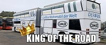DerBus: Titanic-Sized Articulated Bus Is the World's Biggest and Most Luxurious Motorhome