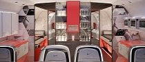 Design Firm Teague and Nike Develop Airline Interior for Athletes