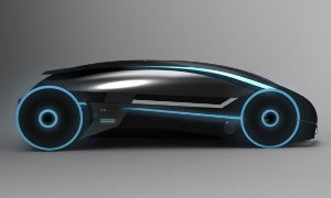 Designer Spawns Electric Tron Car Concept