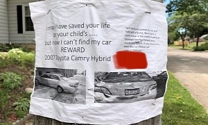 Desperate Plea to Find 2007 Toyota Camry Goes Viral: I Got Drunk and Lost My Car