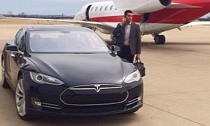 "Desperete Housewives" Star Jesse Metcalfe Takes on a Tesla Model S
