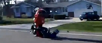 Determined Rider Wheelie Crash