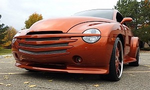 Detroit Pistons-Themed 2003 Chevy SSR Going for Double Its Original MSRP