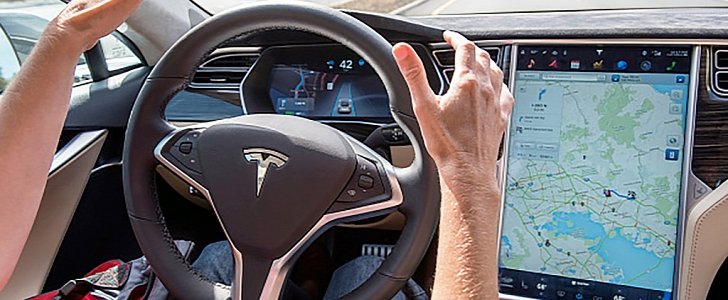 Tesla urges drivers to keep their hands on the wheel when Autopilot mode is on