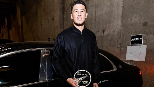 Devin Booker and Mercedes-Maybach S-Class