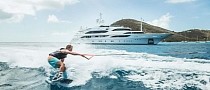 Diamond Mogul’s Glam Superyacht Flaunts a Custom Waterslide and a Fabulous Sky Lounge