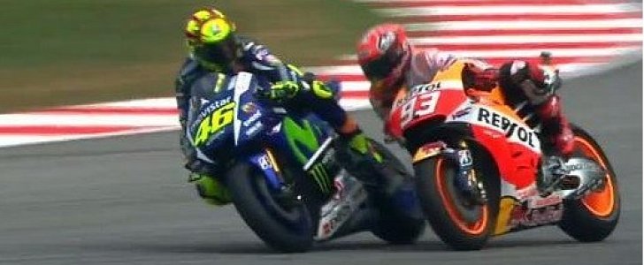 Rossi versus Marquez, Sepang 2015