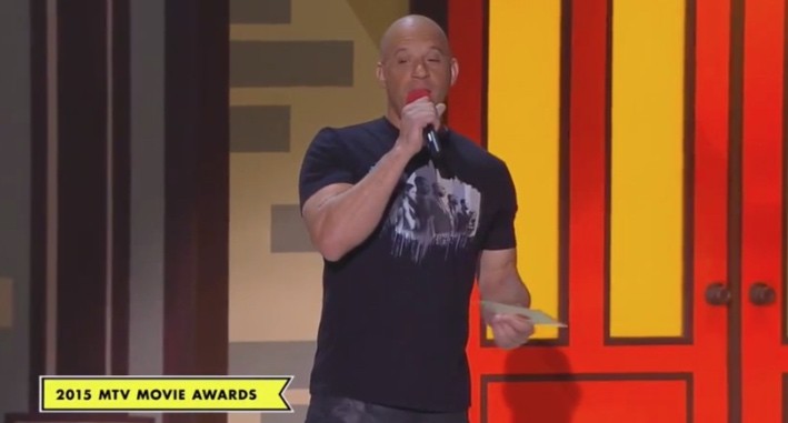 Vin Diesel at the MTV Movie Awards