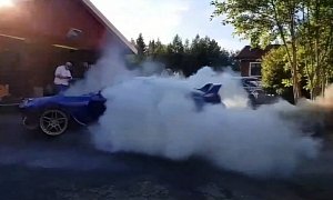 Diesel Toyota Supra Has Mercedes-Benz Straight-Six, Can Do Massive Burnouts