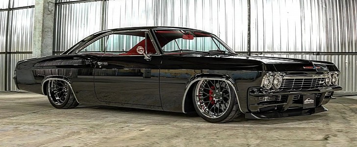 1965 Chevy Impala restomod rendering by personalizatuauto