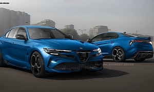 Digital Alfa Romeo Giulia HEV Likes Junior; Virtually Turns Into a Next-Gen CGI 'Mother'