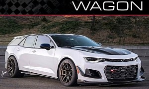 Digital Chevy Camaro Station Wagon Feels in Search of a Revived Nomad Identity