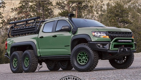 Chevy Colorado ZR2 Bison HD Dually and 6x6 CGI by jlord8