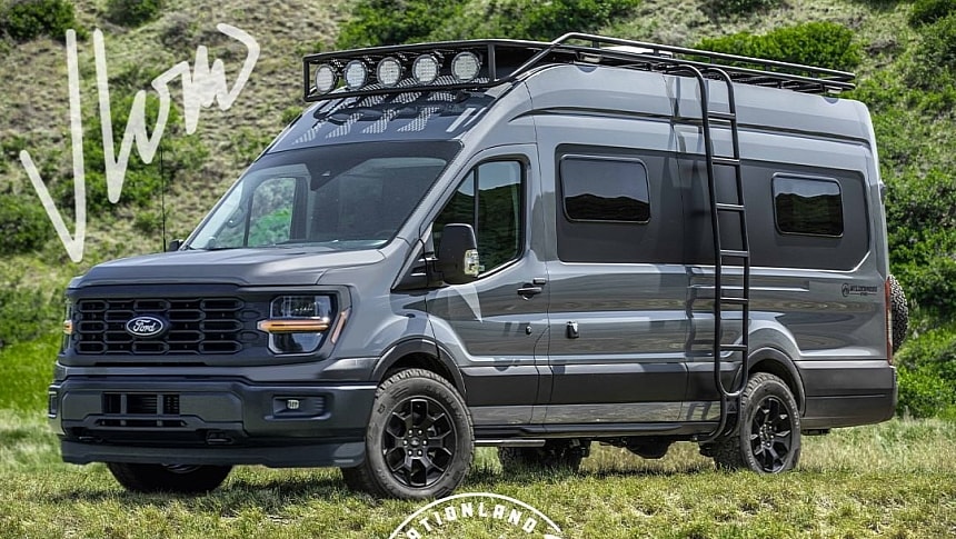 Ford F-150 Transit rendering by jlord8